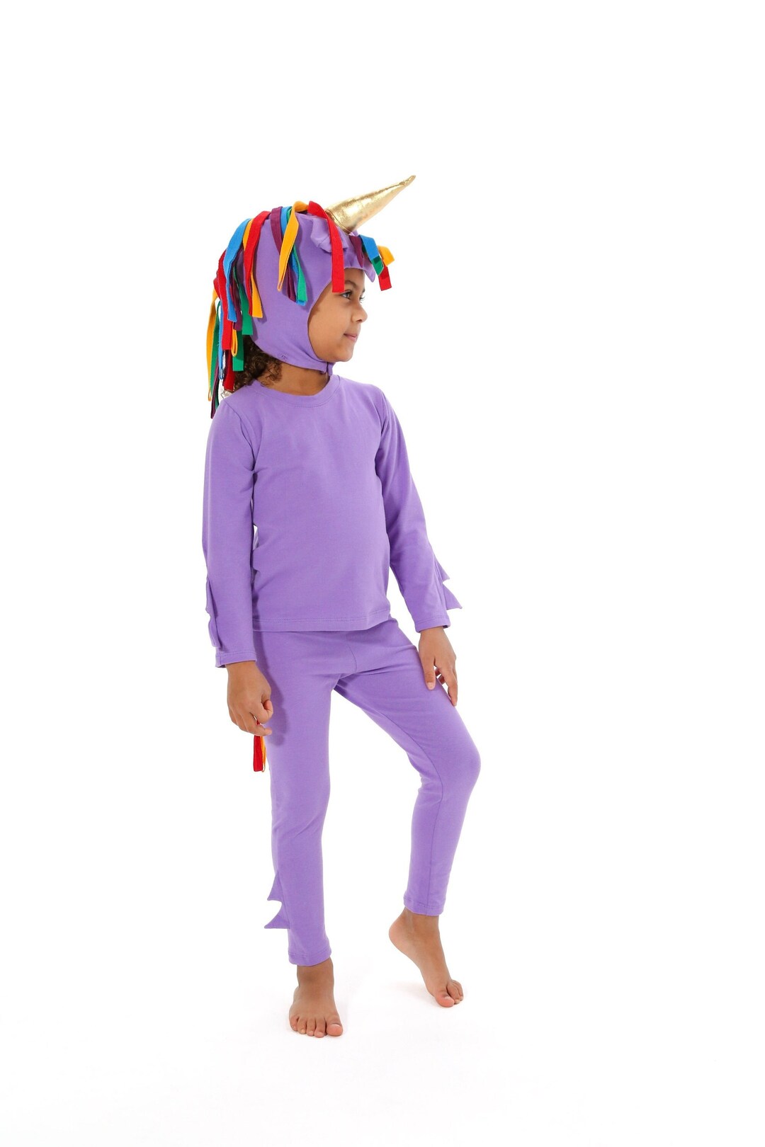 Purple Unicorn Costume for Kids Etsy