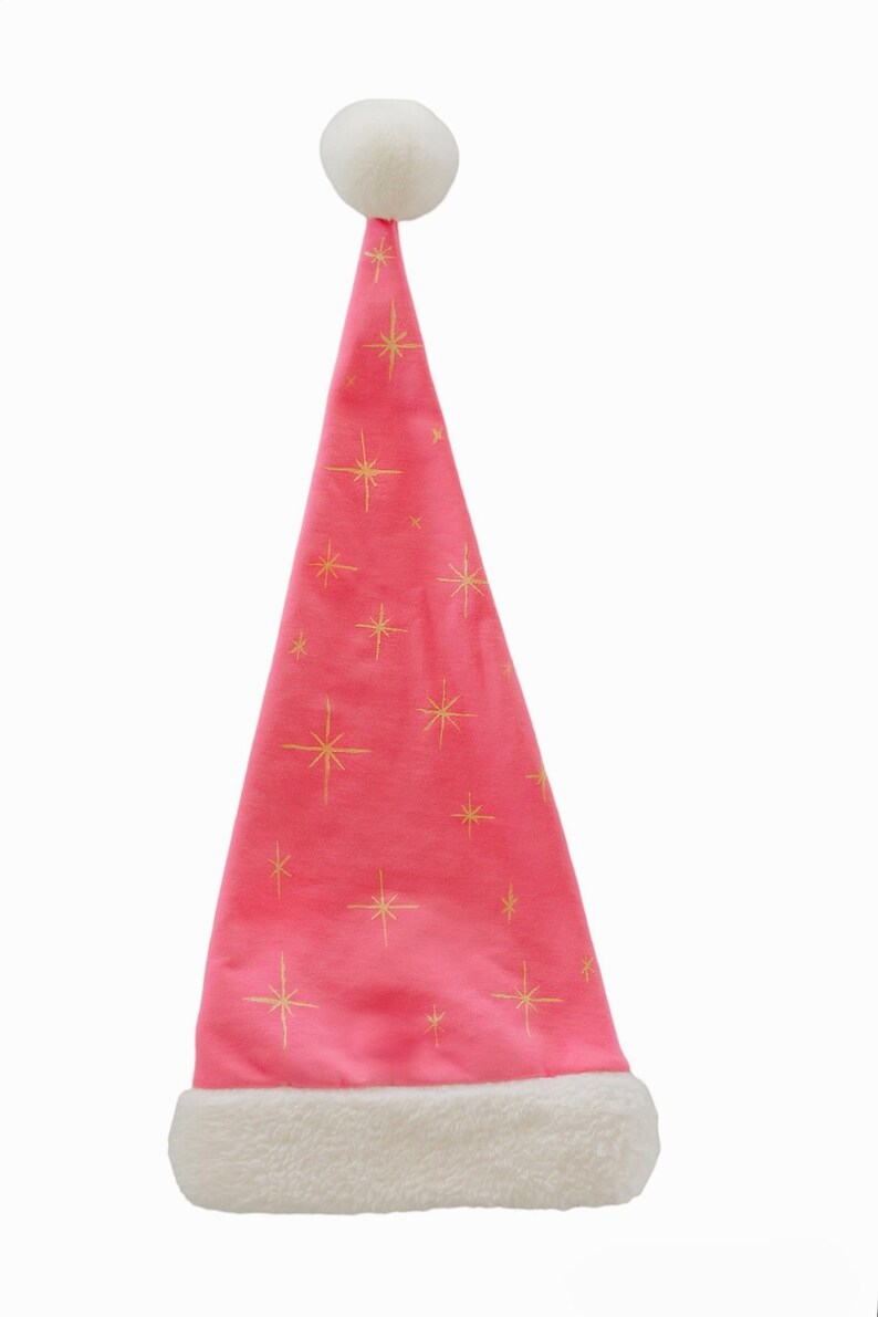 Pink Elf Hat for Kids, Recycled Cotton image 2