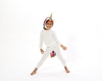 White Unicorn Costume for Kids