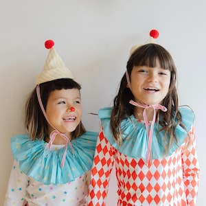 Harlequin Clown Costume for Kids, Babies and Toddlers, Cotton Halloween Costume