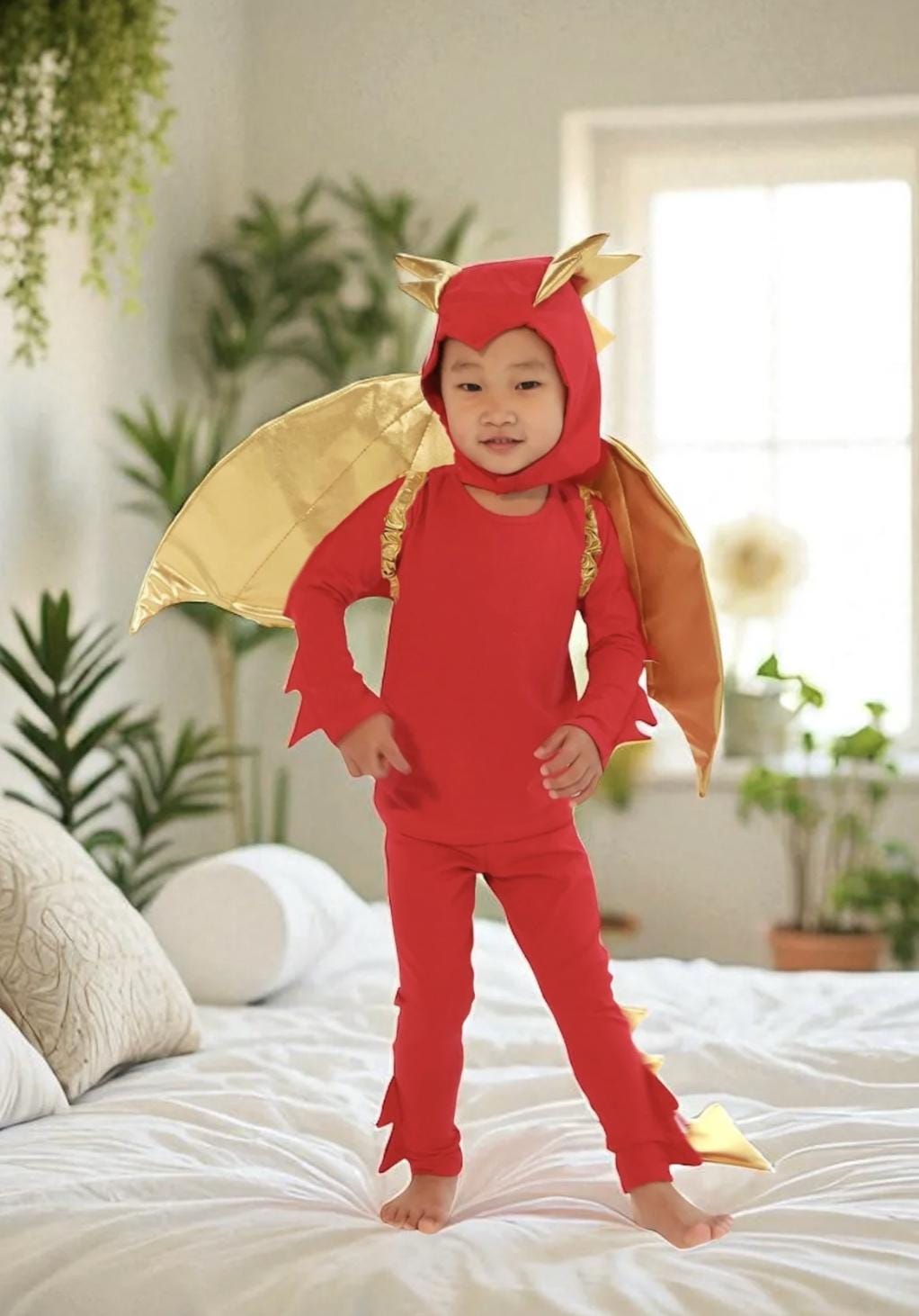 赤 セットアップDRAGON YOU WITH サイズ2 Red Dragon Suit - Etsy