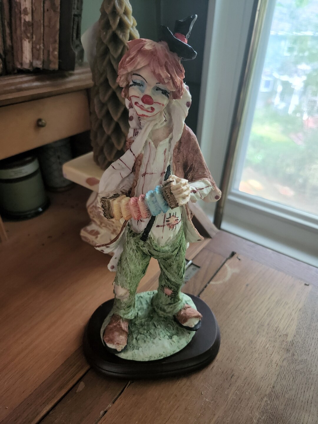 Vintage Pucci Arnart Hobo Clown Figurine Statue - Etsy