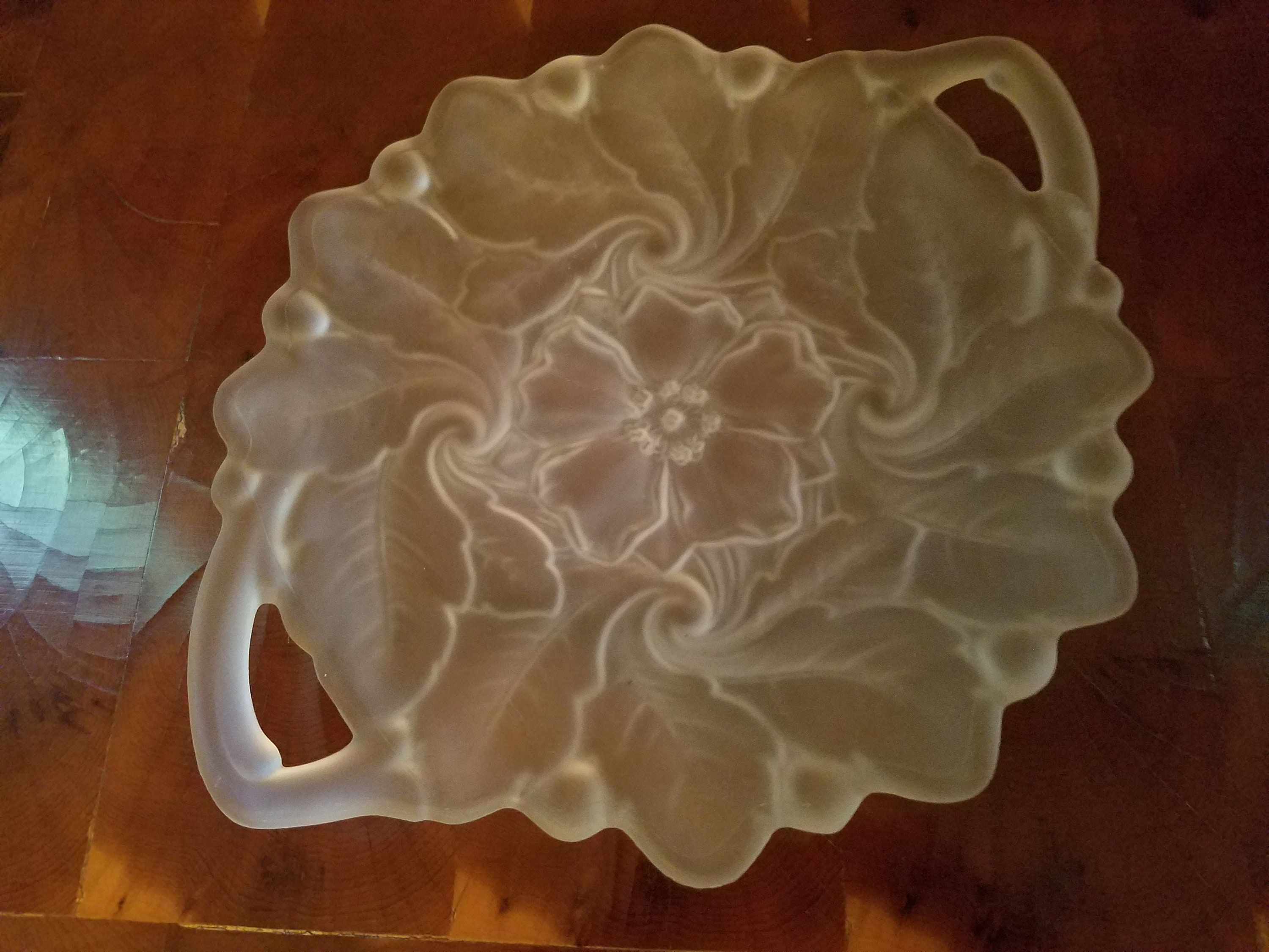 Antique glass cake plates Clearance