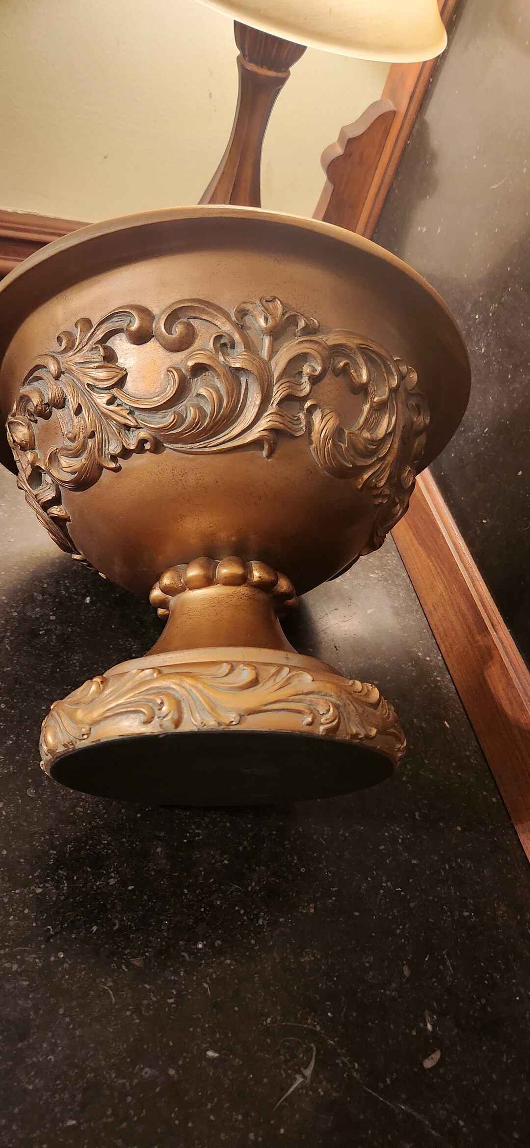 Elegant Decorative Gold Centerpiece Bowl Etsy