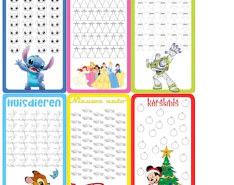 Cash stuffing challenges disney characters