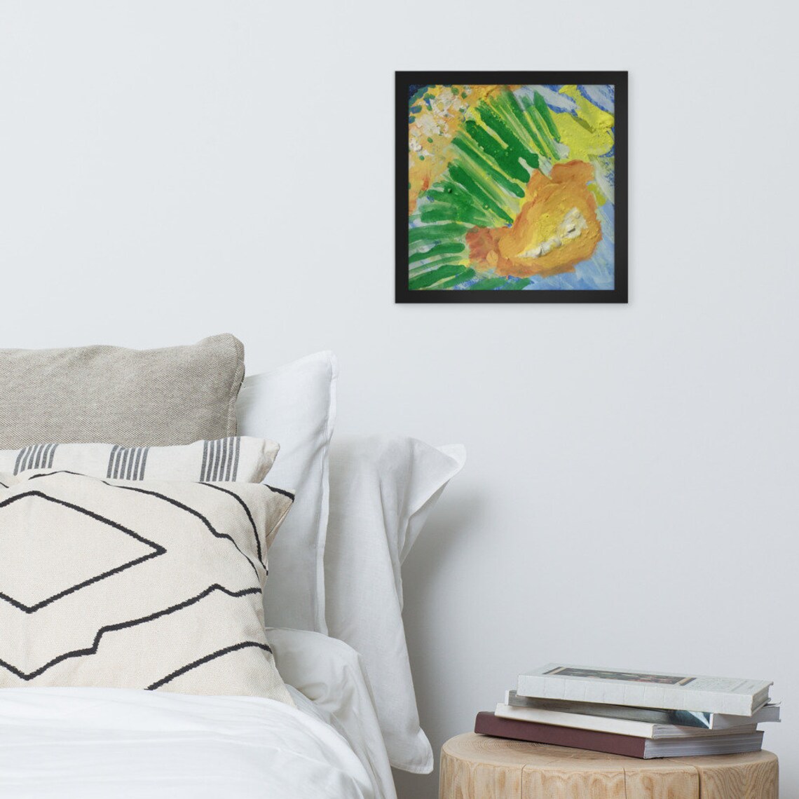 Abstract Paintings Wallart Colorful Frame Art Fine Art Etsy UK