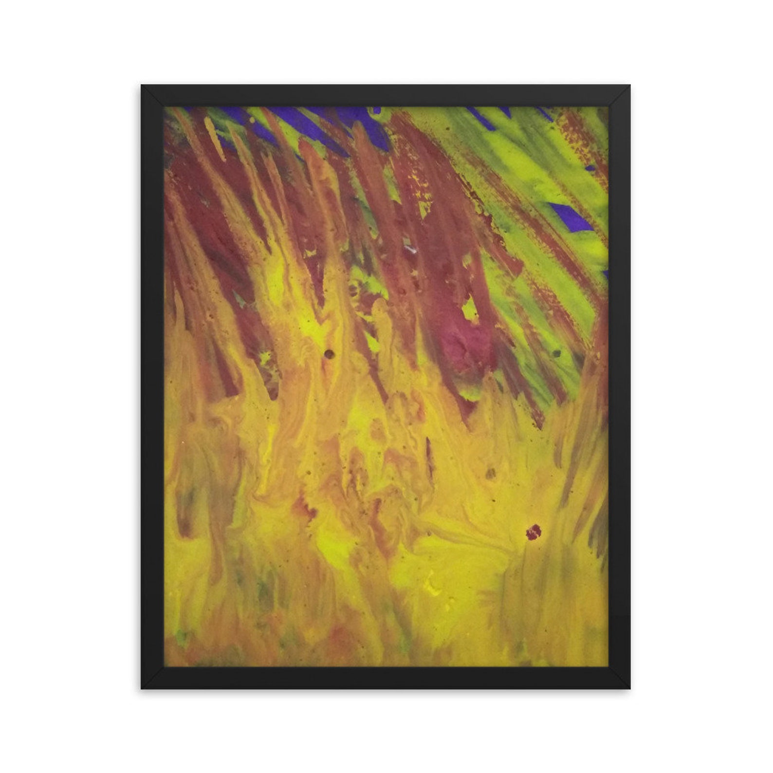 Abstract Paintings Wallart Colorful Frame Art Fine art Etsy