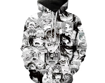 Ahegao hoodie gift new hooded unisex cloth summer winter - Etsy 日本