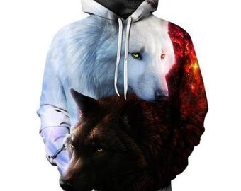 wolf jacket with hood