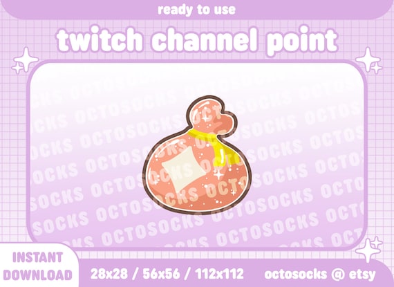Poki Bag Channel Point ACNH Animal Crossing (Instant Download) 