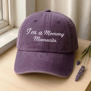 Embroidered Mommy Mamacita Cap, Meme Gift For Love Island Lovers, Motherhood Gift, Mommy? Mamacita Hat, Pregnancy Announcement Hat Ideas