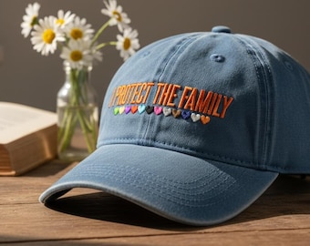 Cappello ricamato "I Protect The Family", berretto musicale, maglietta per fan dei concerti musicali, regalo per lei