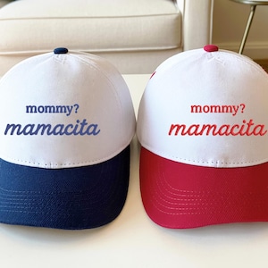 Embroidered Mommy? Mamacita Hat, Meme Gift for Love Island Lovers, Motherhood Gift, Mommy? Mamacita Hat, Pregnancy Announcement Hat Ideas
