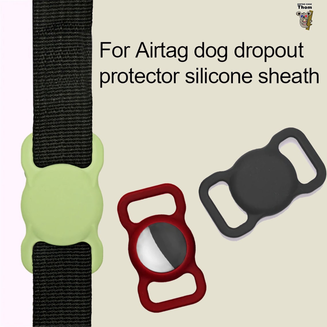Airtag case dog Pet Collar AirTag Silicone Case for dog cat Etsy