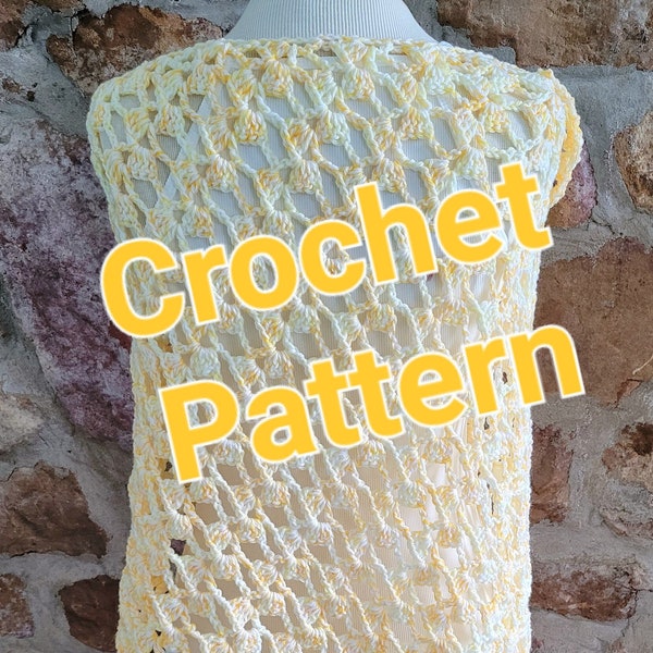 CROCHET PATTERN, Summer Breezes Shawl, Fall or Spring, Asymmetric Crochet Wrap, written instructions, instant digital download, pdf photos