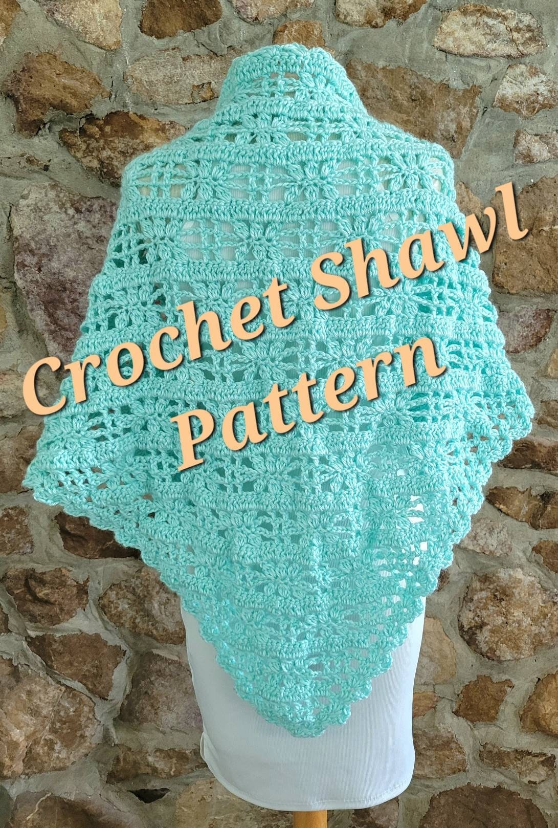 22 Butterfly Shawl Crochet Patterns for Lace Wraps, Vintage Shapes, and Winged Statement... 2 Crochet Pattern Bees or Butterflies Shawl