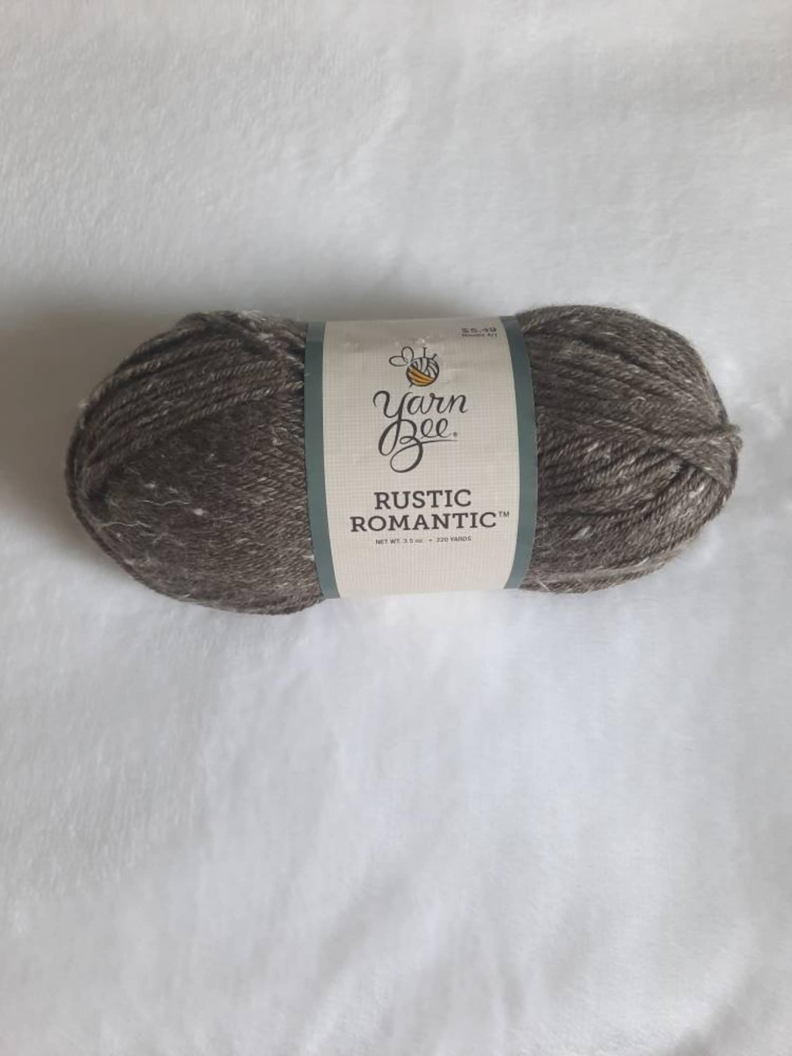 Brown Yarn Bee Rustic Romantic Acrylic Hemp Yarn Barnwood Etsy