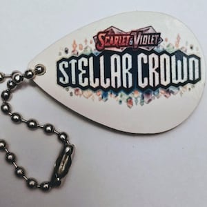 スカーレット＆バイオレット ステラクラウン トレーディングカードゲームセット/拡張ラベルチャームキーチェーン ジッパーコレクションバインダー用 -送料無料-