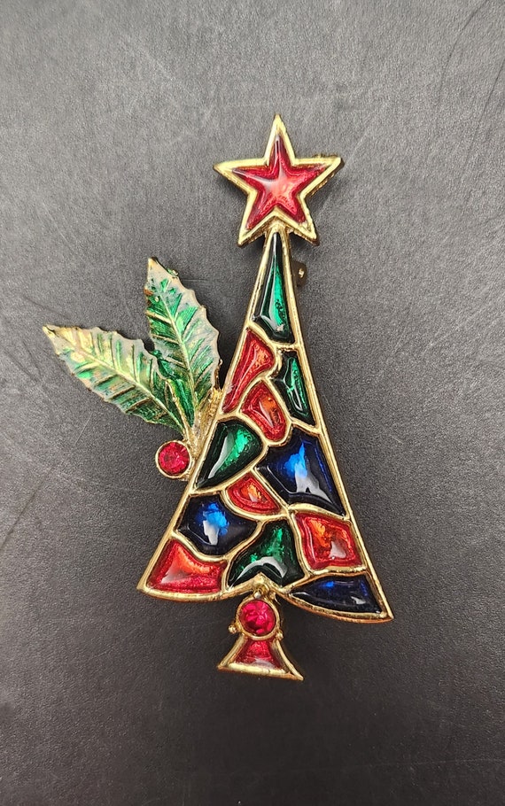 Unique BJ Christmas Tree Pin