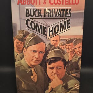 SEALED Buck Privates Come Home VHS 1947/1992 Abbott & Costello