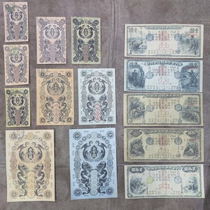 Souvenir und Spielgeld mit W/M Japan 1872 - 1873 y. KOSTENFREIER VERSAND !! Bitte zögern Sie nicht, mich zu kontaktieren