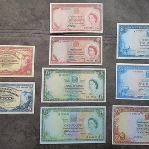Souvenir und Spielgeld mit W/M Bank of Rhodesia and Nyasaland 1926-1961 Y. britische Kolonie. Kostenloser Versand!
