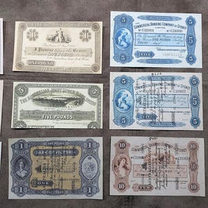 Souvenir e denaro da gioco con W/M Set-G 1870-1910 a. Spedizione gratuita in Australia!!!