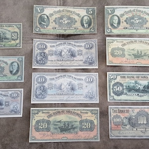 Souvenir und Spielgeld mit W/M Canada Bank of Nova Scotia 1920 - 1935 y. KOSTENFREIER VERSAND !!! neu*neu*