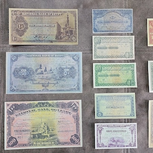 Souvenir und Spielgeld mit W/M Ägypten-Palästina 1915-1925 Jahr. KOSTENFREIER VERSAND!!!