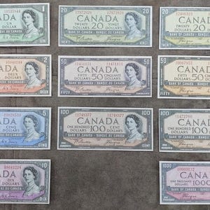 Souvenir und Spielgeld mit W/M Canada 1954 y. Verschiedene Varianten - XXXL KOSTENLOSER VERSAND !!!