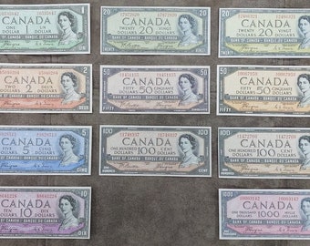 High quality copies with W/M Canada 50-s DIFFERENT TYPES - XXXL Set- Free Shipping!