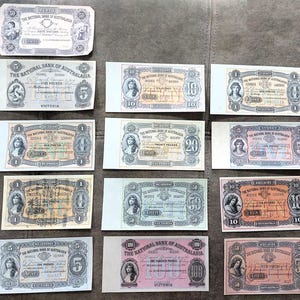 Souvenir und Spielgeld mit W/M Australia Set-B 1876-1910 y. Kostenloser Versand !!!