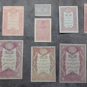 Souvenir e denaro da gioco con W/M Impero Ottomano - Palestina 1876-1877 SPEDIZIONE GRATUITA!!