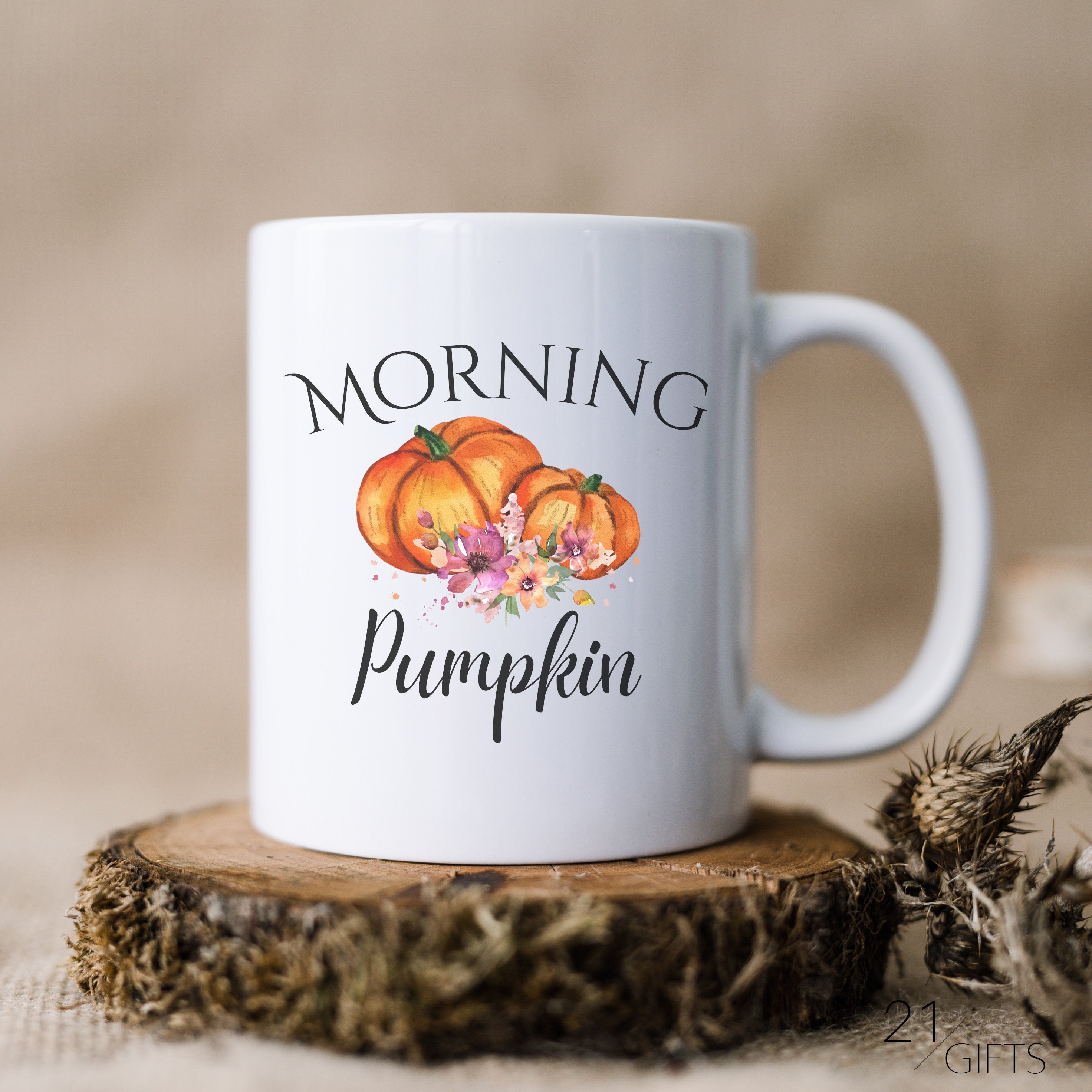 Morning Pumpkin Mug Fall Coffee Mug Pumpkin Mug Pumpkin Fall Mug Fall