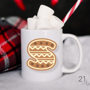 Personalized Kids Christmas Monogram Mug S Mug Monogram Mug Christmas Mug Kids Mug Custom Coffee Mug Initial Mug Christmas Gift Kids Gift