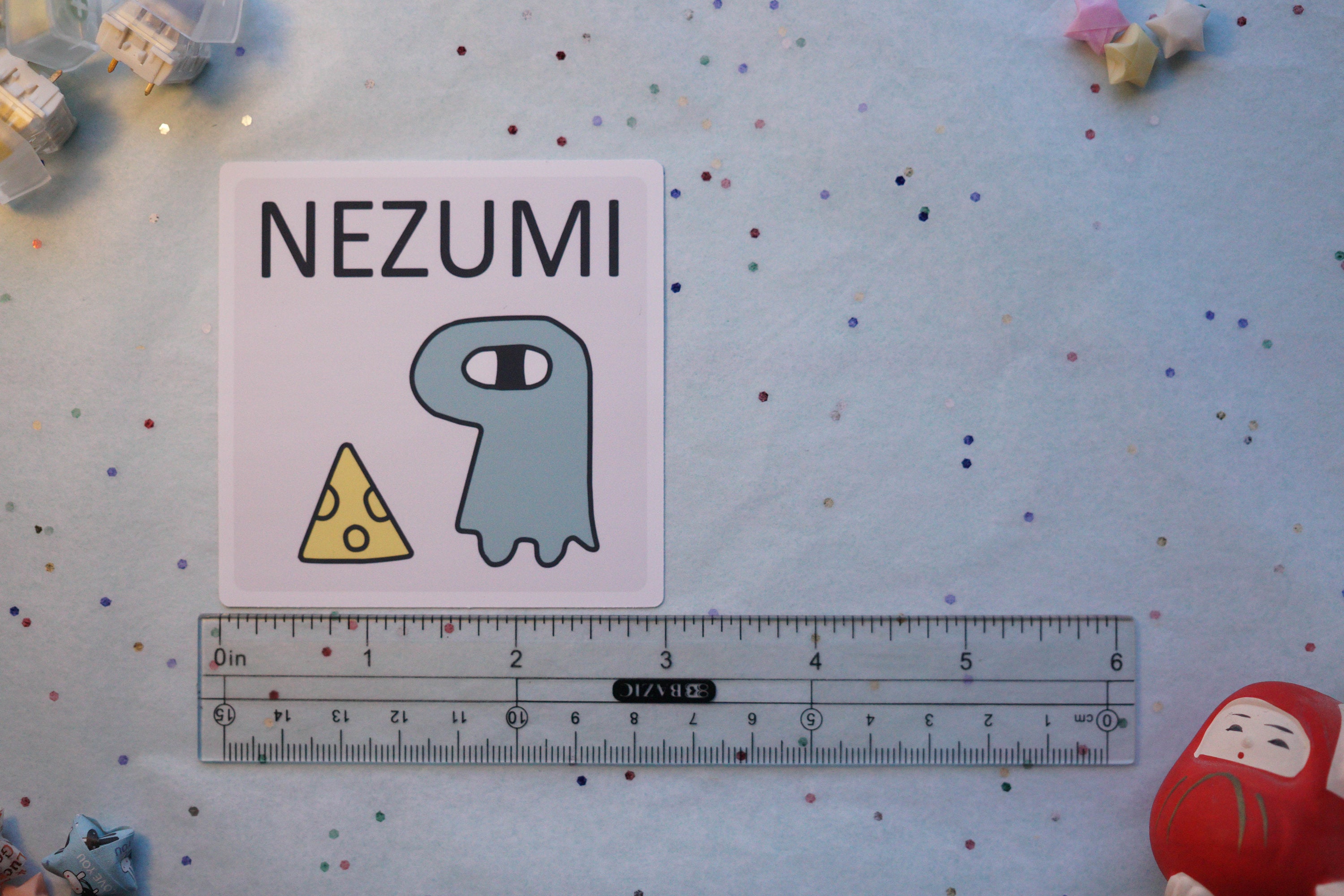 Nichijou Stickers Nezumi SAME Shark Poster NEKO Sakamoto | Etsy