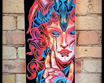 SKRBL Custom skateboard Bline Eye