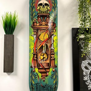 Skateboard Deck Devil Doll Retro Pinup Tattoo Style - Etsy