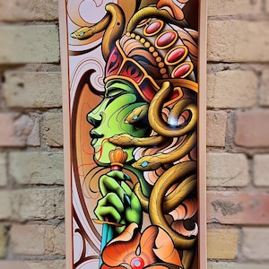 Skateboard Deck Devil Doll Retro Pinup Tattoo Style - Etsy