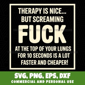 Screaming Fuck Loud Faster Cheaper Funny Adult Quote Svg Png Digital Download