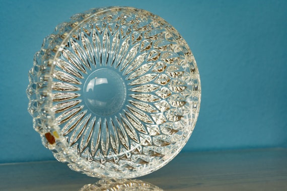 1 Glass Bowl Noble Nachtmann Orion Bowl Dessert Bowl Real Lead Crystal Vintage
