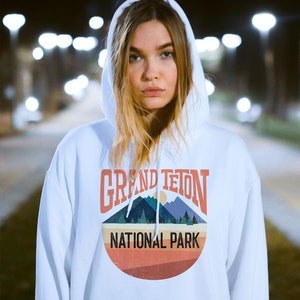 Grand Teton National Park Hoodie | Gelbstein Sweatshirt | Nationalpark Shirt | Gelbstein Park Geschenk | Grand Tetons | Sweatshirts Hoodies