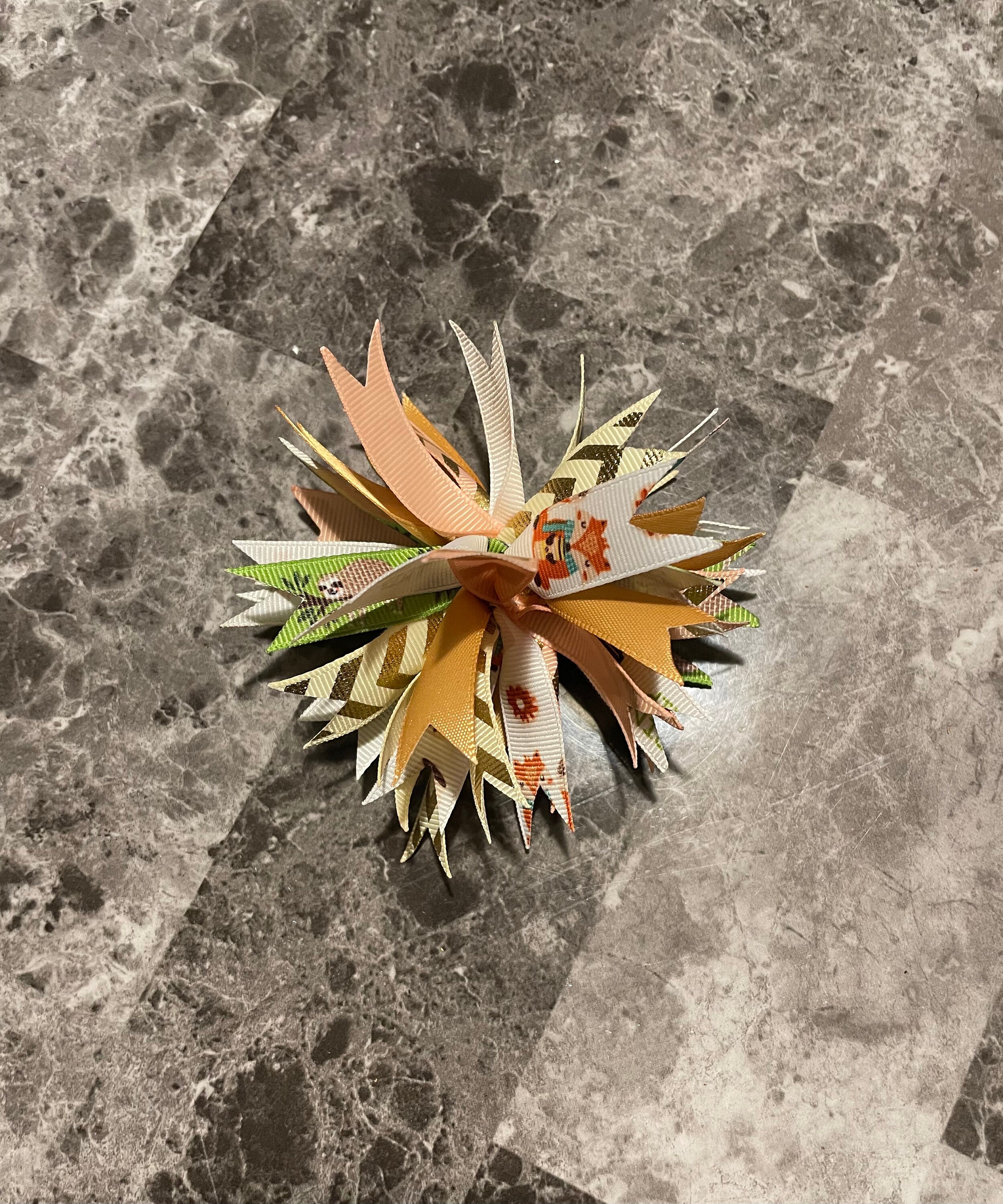 Multi color hair clip Etsy