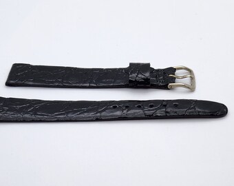 Echtes Alligator-Uhrenarmband Glänzendes Finish JB CHAMPION Handgefertigte USA Stitchless Ausgewählte Alligator Original Box - Unbenutzt