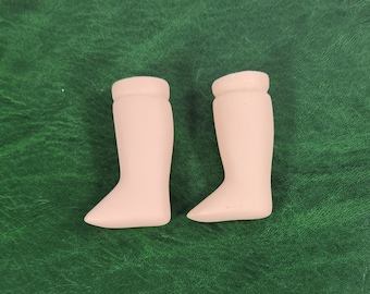 Porcelain Doll legs, 2.25 inch legs, Doll Parts, Replacement Doll Legs, Doll Parts