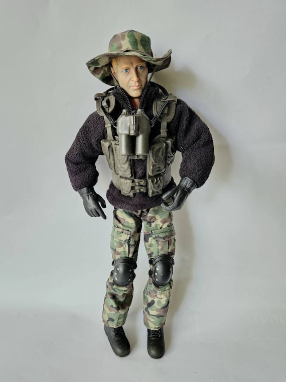 Action Figures, 12 Inch Tall, Army Soldiers, Articulated Military