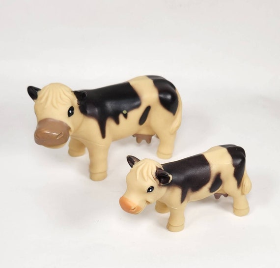 Animaux de la ferme vache jouet, Animaux jouets de la ferme Squeezy,  Décoration de fête, Projets de bricolage -  France