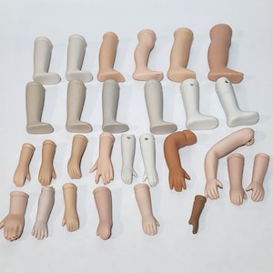 Assorted Porcelain Doll Parts - Replacement Legs and Arms