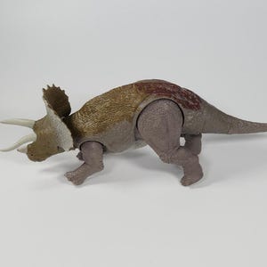 Jurassic World Triceratops Dinosaur Hard Plastic Toy - Jurassic World Sound Strike Dinosaur Action Figure