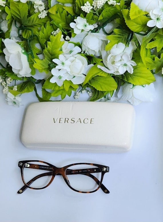Versace Tortoiseshell Glasses (Frame) with White Case. Versace Glasses VE3330 108 main image 4